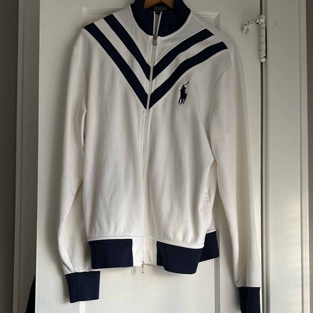 Ralph Lauren White and Navy Jacket
